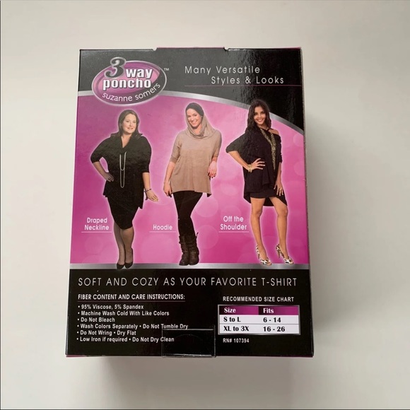 Suzanne Somers 3 way poncho - Picture 2 of 2